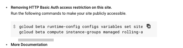 HTTP Basic Auth removal