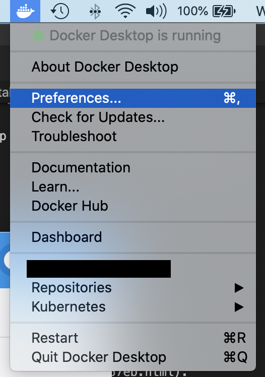 docker-menu